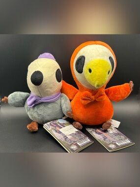 RARE Honeymaru Plush Haila The Eagle & PeeDee The Pigeon - FYE EXCLUSIVE NWT